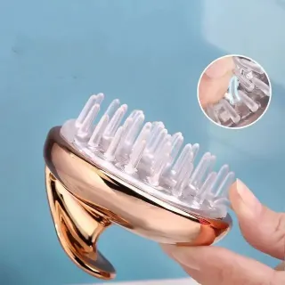 Silicone Head Scalp Massage Comb (1 pc)